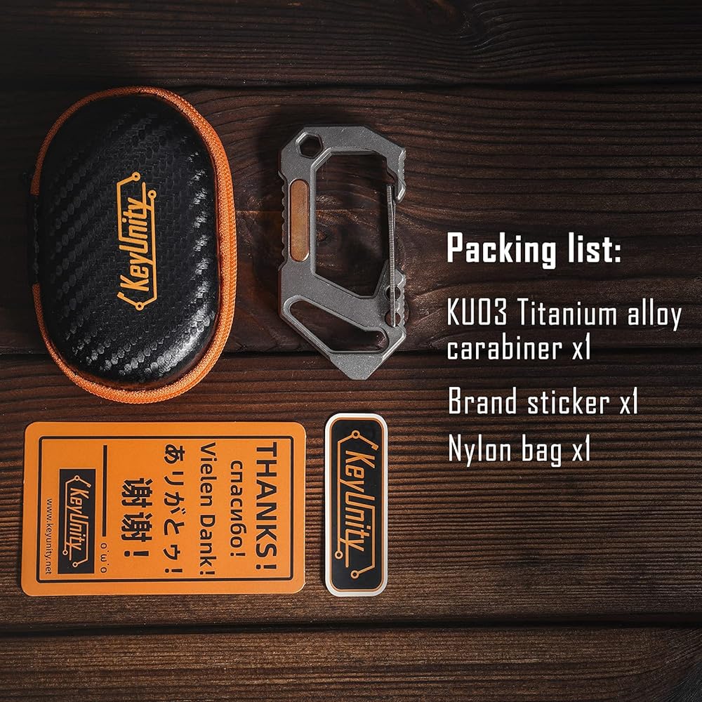 【色:1】KeyUnity KU02 EDCマルチツールキーホルダー Ti-6A Amazon.co.jp: KeyUnity KU02 EDCマルチツールキーホルダー Ti